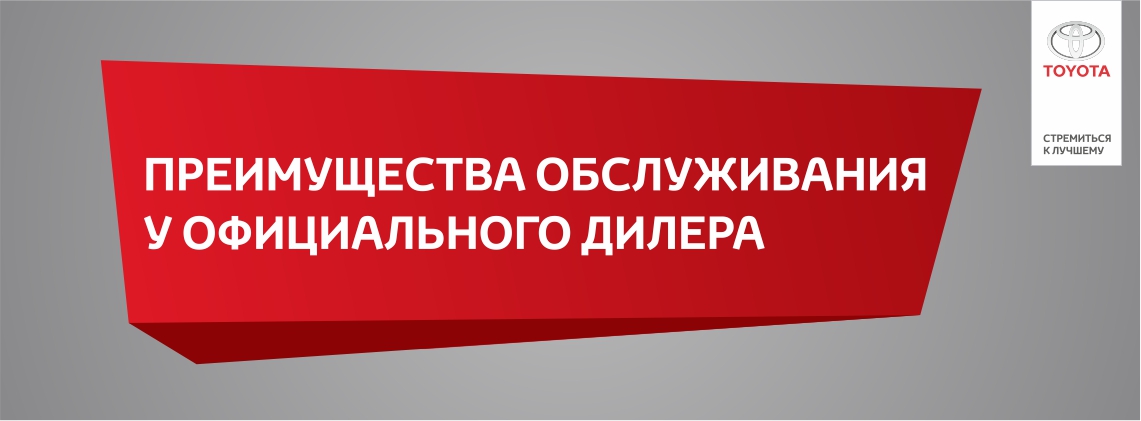 Преимущества обслуживания у официального дилера