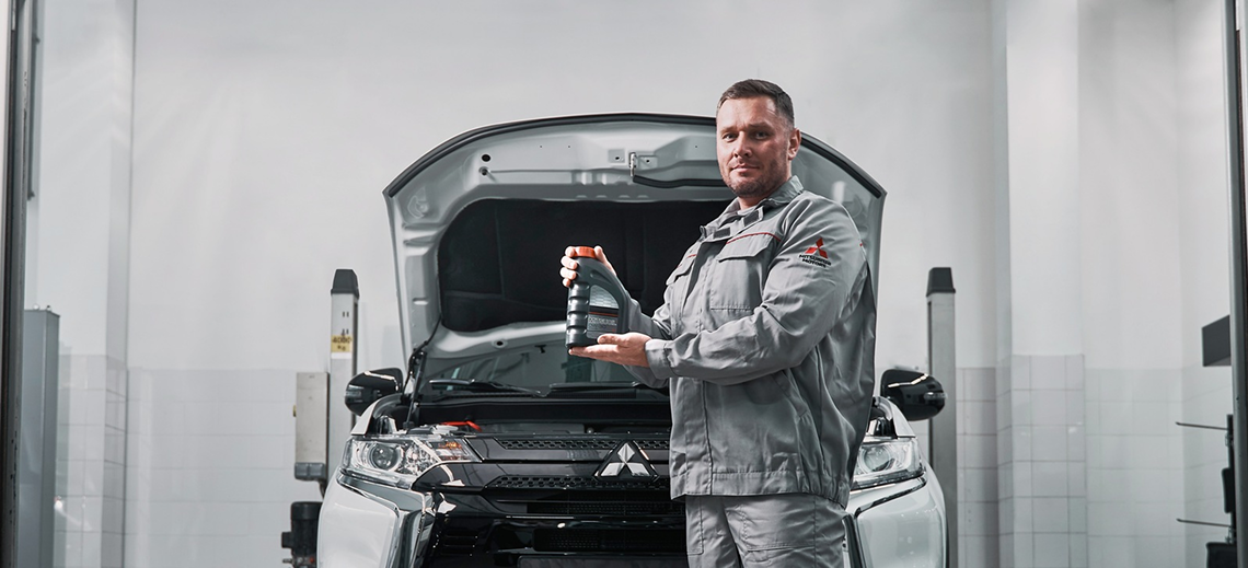 Mitsubishi. Тройная выгода на замену масла в Медведь (Абакан)
