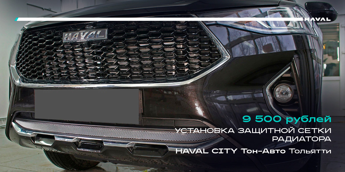 УСТАНОВКА ЗАЩИТНОЙ СЕТКИ РАДИАТОРА HAVAL в Тольятти