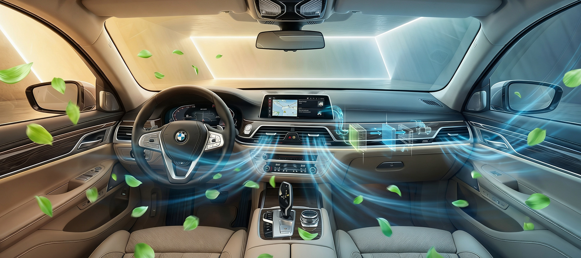 Комплексная проверка и заправка кондиционера автомобиля BMW за 6500 рублей