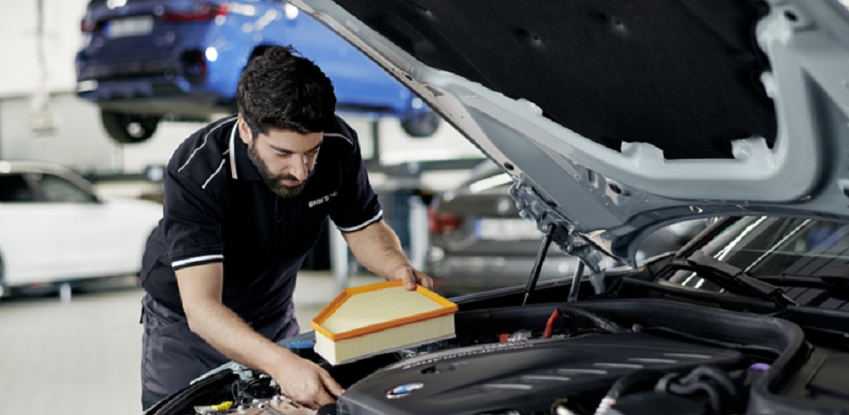 Замена воздушного фильтра на BMW