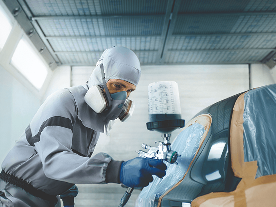 Окраска детали под толщиномер в АВТОДОМ BMW на Стартовой.